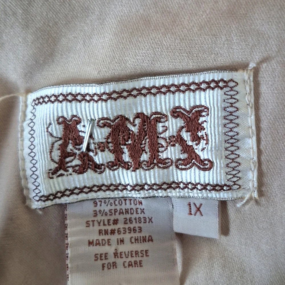 Ami Khaki Tan Jacket 1X